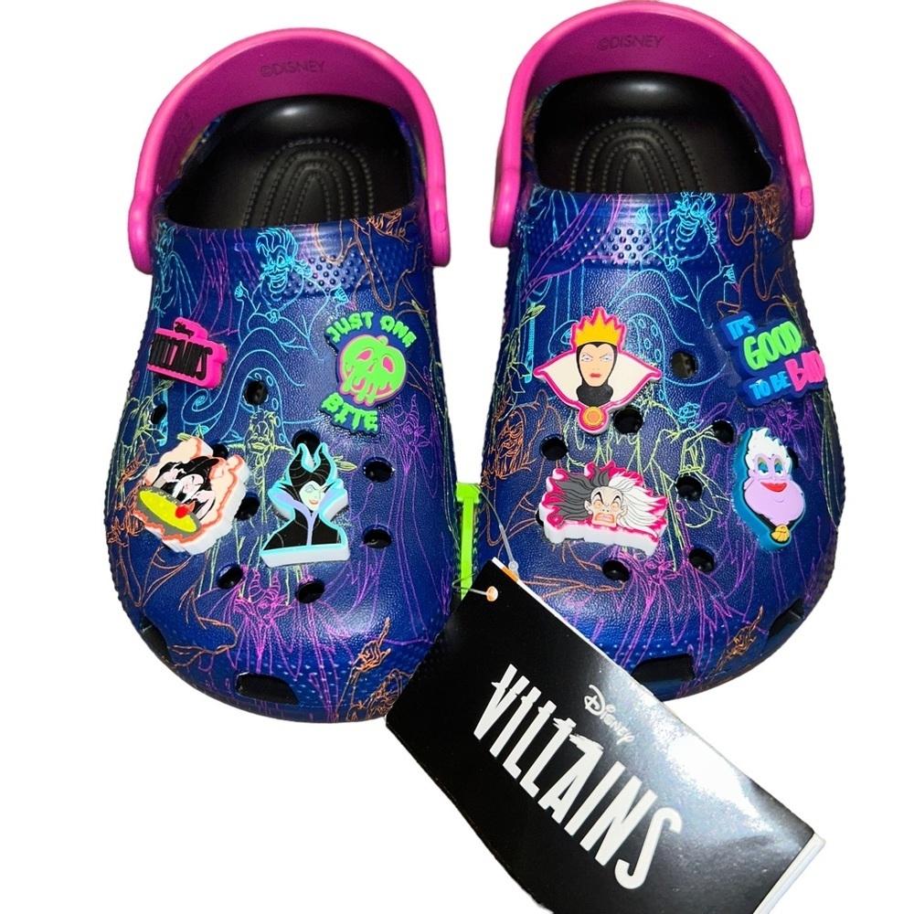 COPY - Crocs DISNEY VILLAINS CLOG Cruella Ursula Maleficent Evil Queen j3 youth…